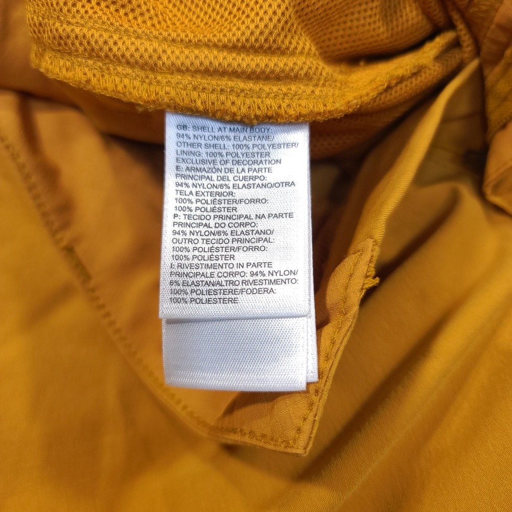 The North Face Wandur Cargo Pants Women 6 Yellow Ripstop Hiking Outdoor Straight - Picture 9 of 10